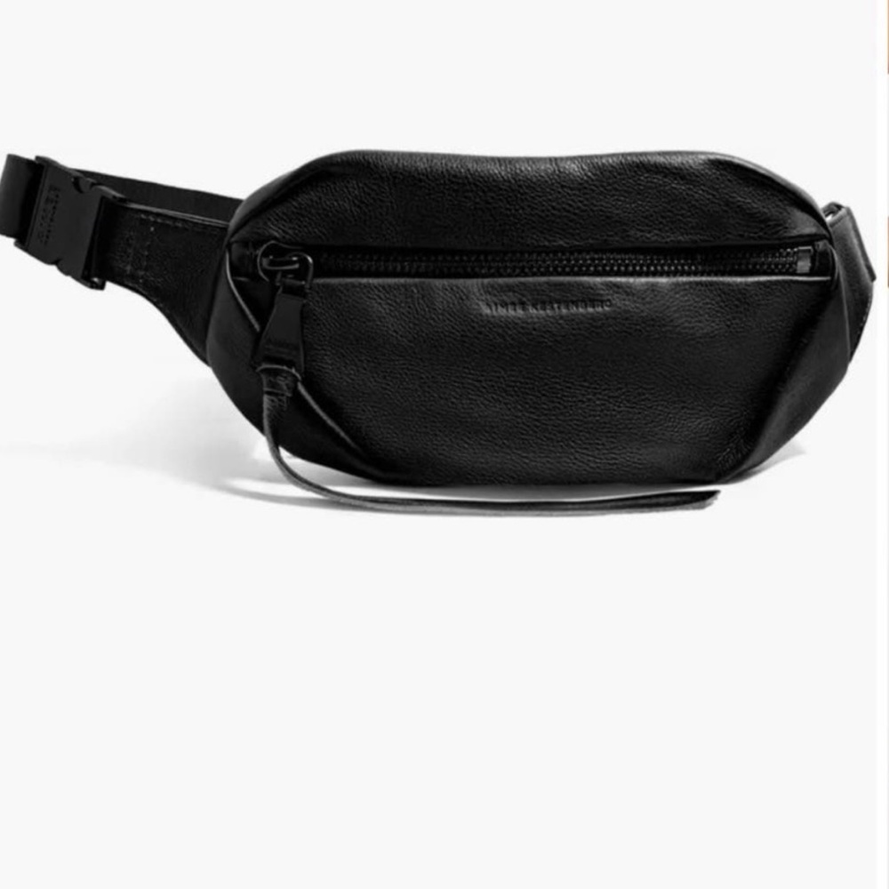 Aimee Kestenberg Milan Black Leather Belt Bag